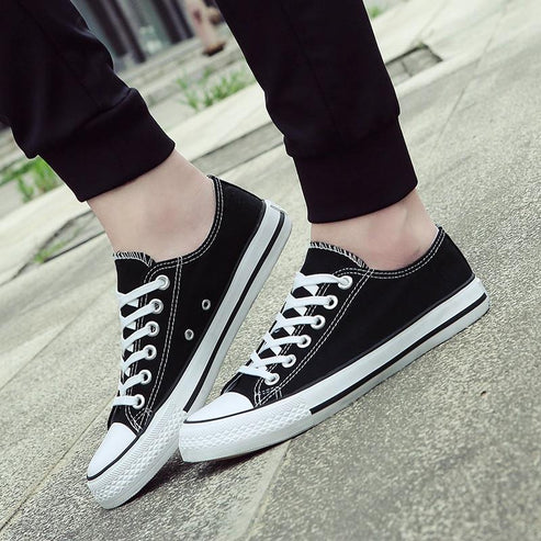 Classic Canvas Lace Up Sneakers