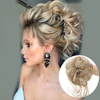 Messy Curly Hair Bun Scrunchie Extensions