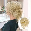 Messy Curly Hair Bun Scrunchie Extensions