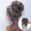 Messy Curly Hair Bun Scrunchie Extensions