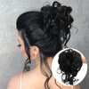 Messy Curly Hair Bun Scrunchie Extensions