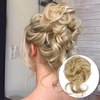 Messy Curly Hair Bun Scrunchie Extensions