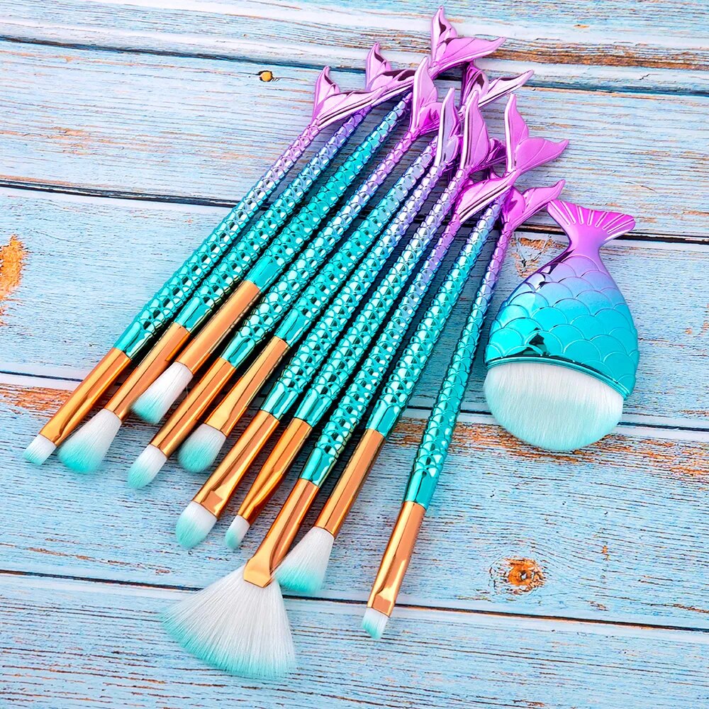 Mermaid Makeup Brushes