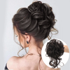 Messy Curly Hair Bun Scrunchie Extensions