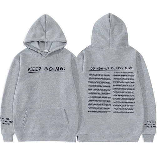 100 Reasons To Stay Printed Hoodie