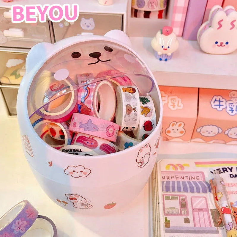 Kawaii Cute Cartoon Makeup Storage Box